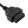 Car Diagnostic Adapter Cable   Male Female OBD Extension Cable 1.5M 4.9ft Black ABS 16 Pin