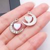 UV Resin Star Moon Tetragonal Star Pendant DIY Earrings Necklace Pendant Accessories