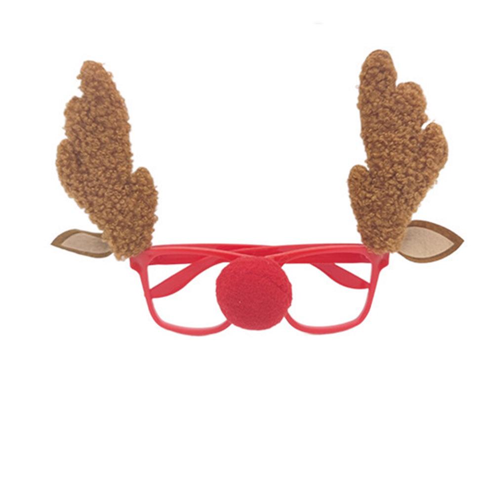 Weihnachts-Cartoon-Brillen - Geschenke für Erwachsene & Kinder, mit Weihnachtsmann, Schneemann und Geweih