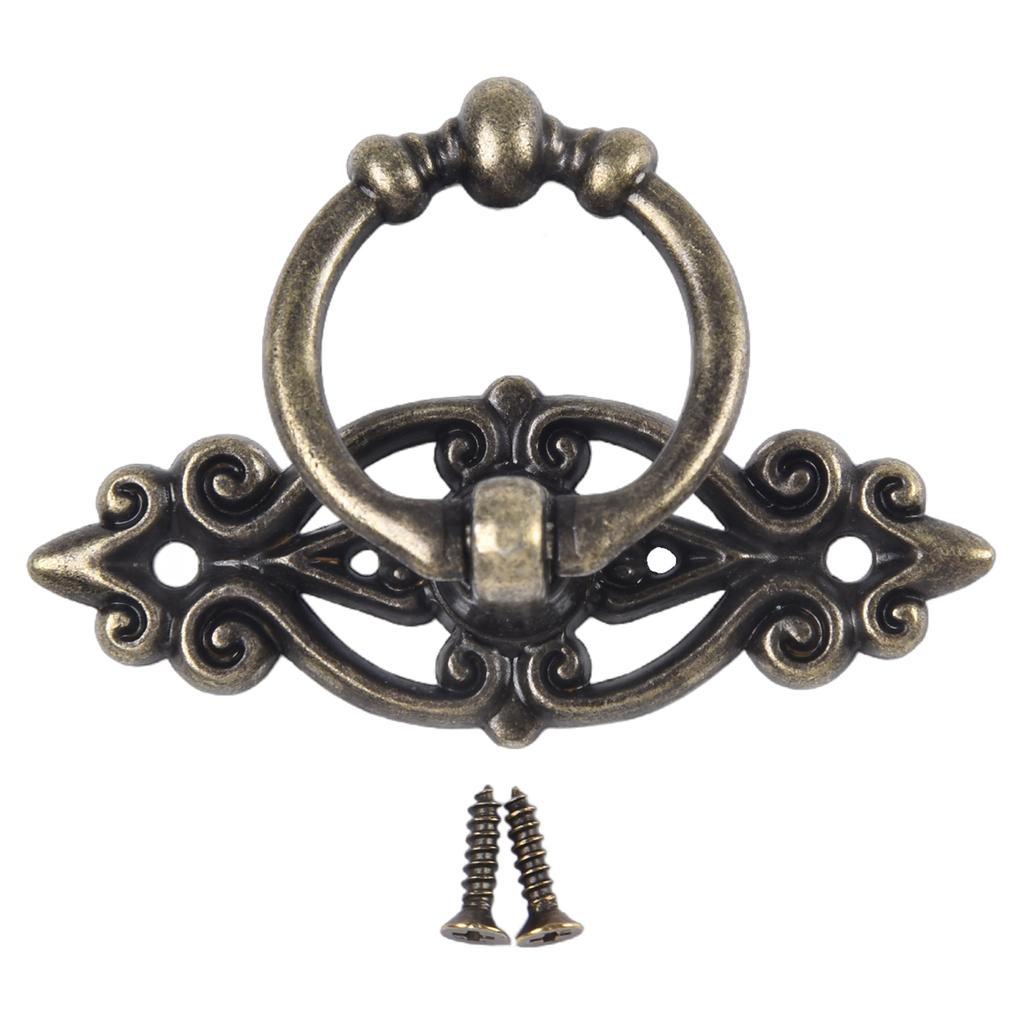 Antiker Legierungsschrank Retro Handgriff Schubladengriff Ring Holzgehäuse Schrankgriff Aufhängering Heimmöbel