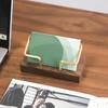 Tabletop Shelf Wooden Card Holder Card Storage Cards Display Stand Fashion Card Organizer  High-End