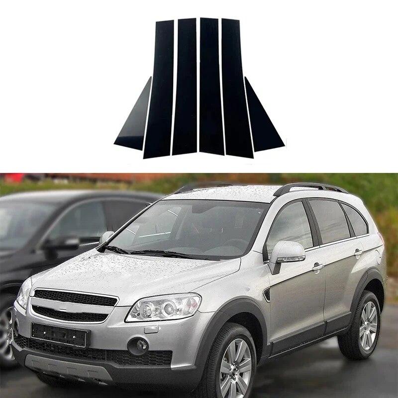 Car Pillar Posts Door Window Trim Cover Kits for Chevrolet Captiva 2007-2014 2015 2016 2017 2018  BC Column Sticker