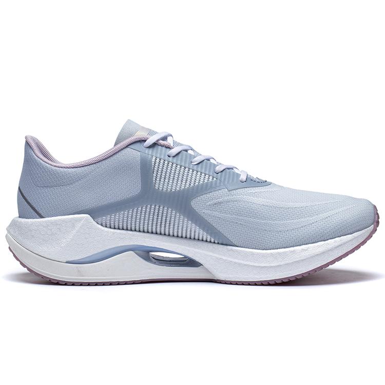 Li Ning Super Light 20 Versatile Abrasion Resistant Breathable Low top Running Shoes Women's Gray Blue ARBT002-3
