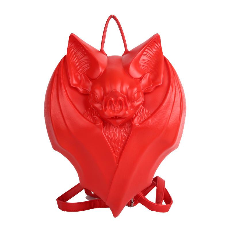 Gothic Punk Style Bat Shoulder Bag With Pu Material For Casual Daily Use