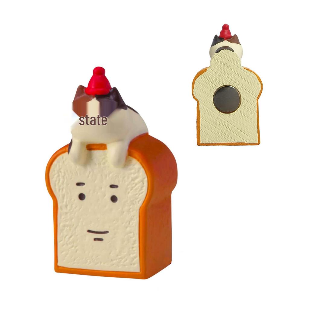 Japanese Cat Magnet: Cute Resin Sticker & Message Clip Toy for Refrigerator Decor