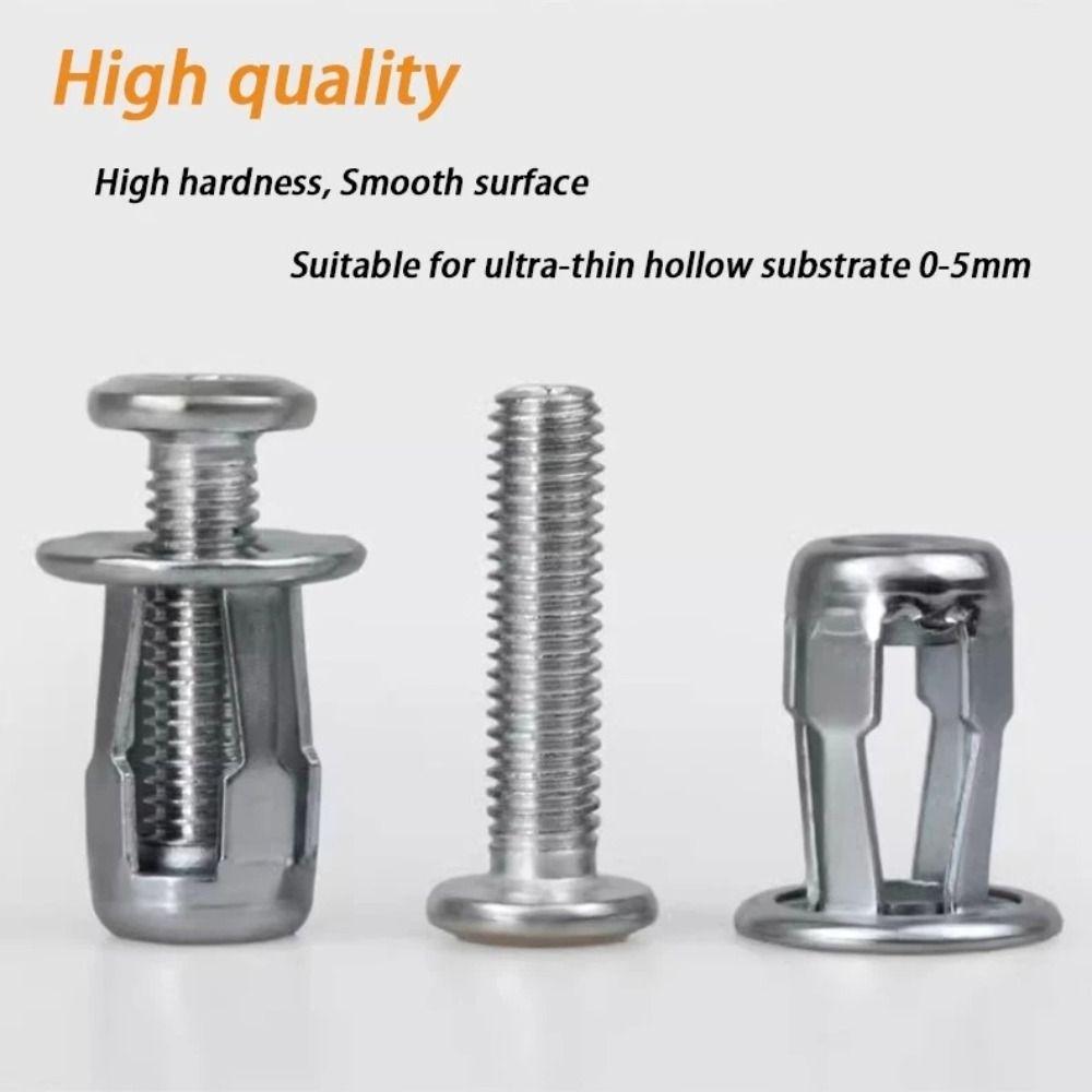 New Metal Rivet Nut Petal Shape Hex Phillips Lock Nuts M4 M5 M6 Jack Nuts