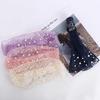 Design Pearls Organza Headband Women Hair Accessories Wide Side Hairband Korean Style Hair Wear
