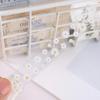 5 Rolls Of 1.8" * 3.23" Cute Transparent Midsummer Daisy Decorative Stickers DIY Materials And Paper Tapes