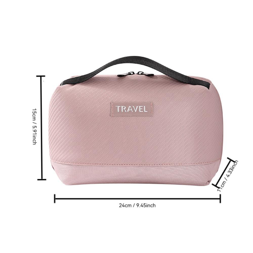 Waterproof Storage Bag Travel Accessories PU Travel Tech Organizer Bag Wear-resisting Portable Electronics Organizer Pouch