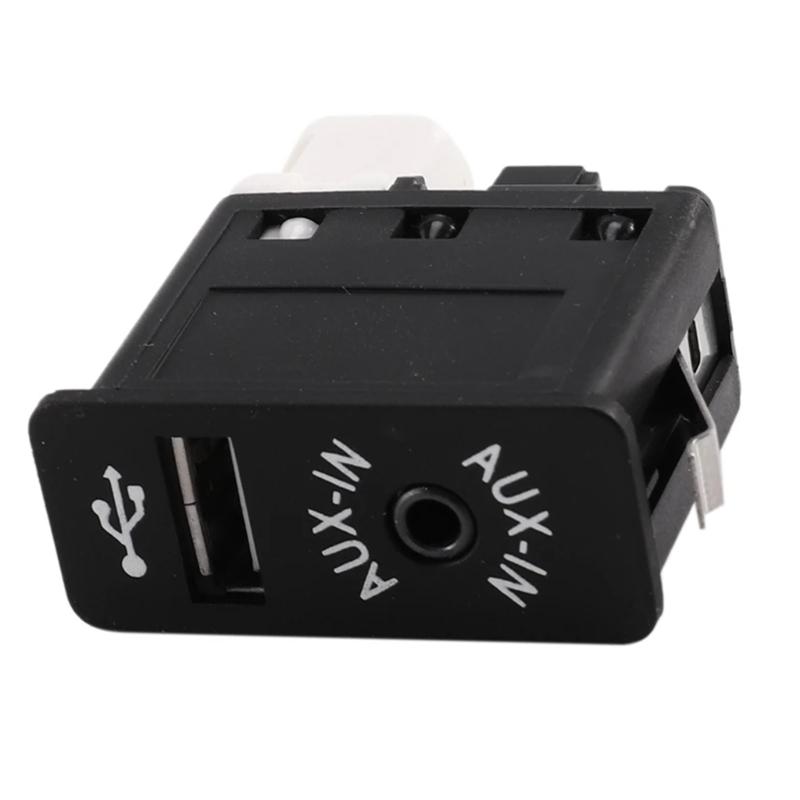 USB AUX Input Socket Switch Replacement AUX In Plug Auxiliary Input Socket Adapter for E60 E61 E63 E64 E81 E82 E84 E87