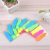 Fluorescent Color Adhesive PET Label Writable Adhesive Page Marker Repositionable File Label for Notebook Planner