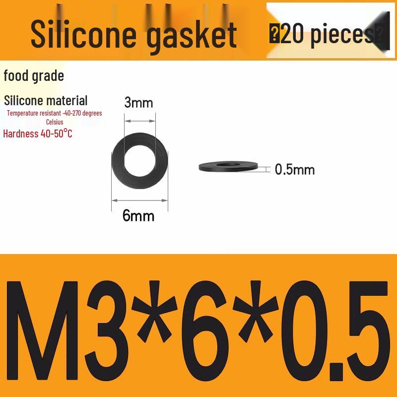 Silicone High-Temp Waterproof Gasket & Shock Absorbing Seal Pad