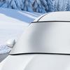 Cubierta de Sombra para Coche Protección en Todas las Situaciones Bloquea Nieve Escarcha Rayos UV Polvo Hojas Cubierta Protectora Antirrobo para Parabrisas Fácil Instalación Escudo para Coche