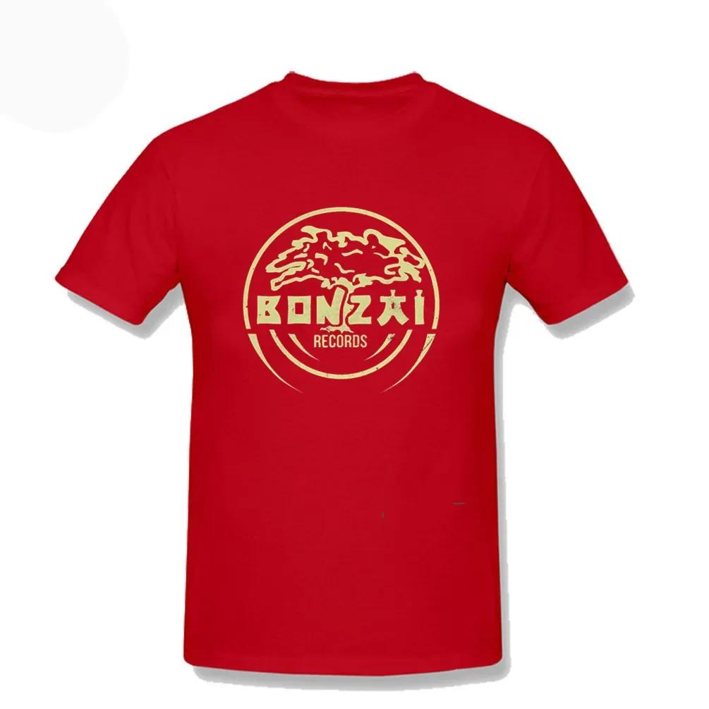 

2025 new model New Fashion Loose Clothing Plus Size Bonzai Records Pullover Oneck Mens Cotton Short Sleeve TShirt COTTON Shor M