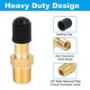 Male Threaded Connection Air Tank Fill Valve Brass Automobile Tire Valve Core  Air Compressor Tanks