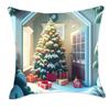 New Winter Christmas Series Home Fashion Pillow Sofa Bedroom Study Pillow Comfortable Soft Pillow