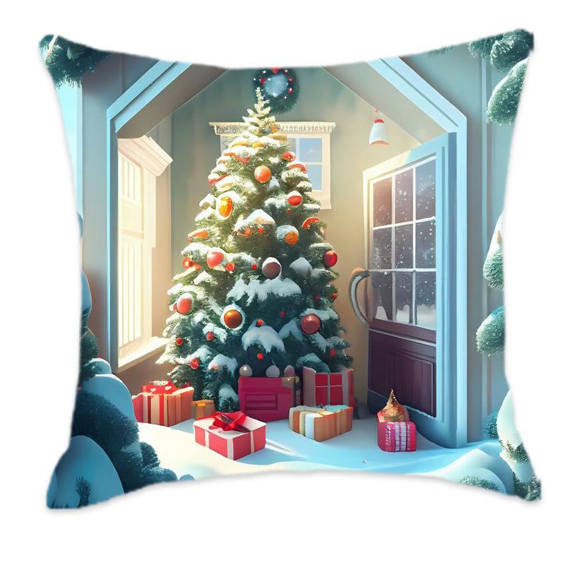 New Winter Christmas Series Home Fashion Pillow Sofa Bedroom Study Pillow Comfortable Soft Pillow