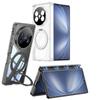 GKK For Vivo X Fold5 5G Magnetic Case Rotating Kickstand Hinge Protection Clear TPU Phone Cover