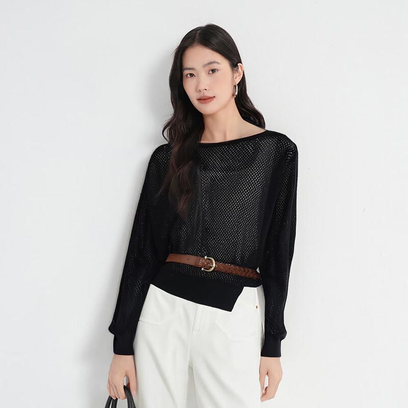 Eifini Women's Off-Shoulder Knit Pullover Top