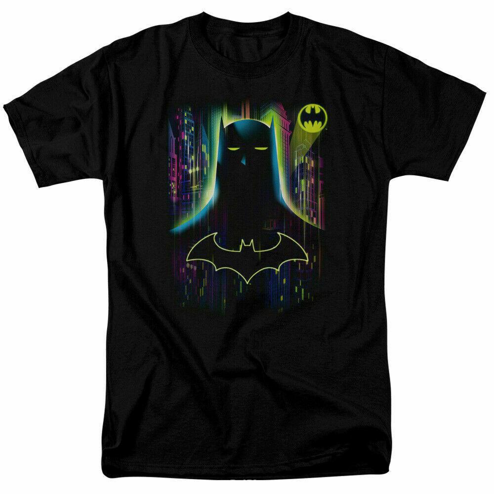 Batman Knight Lights T Shirt Licensed Comic Book Tee Black M