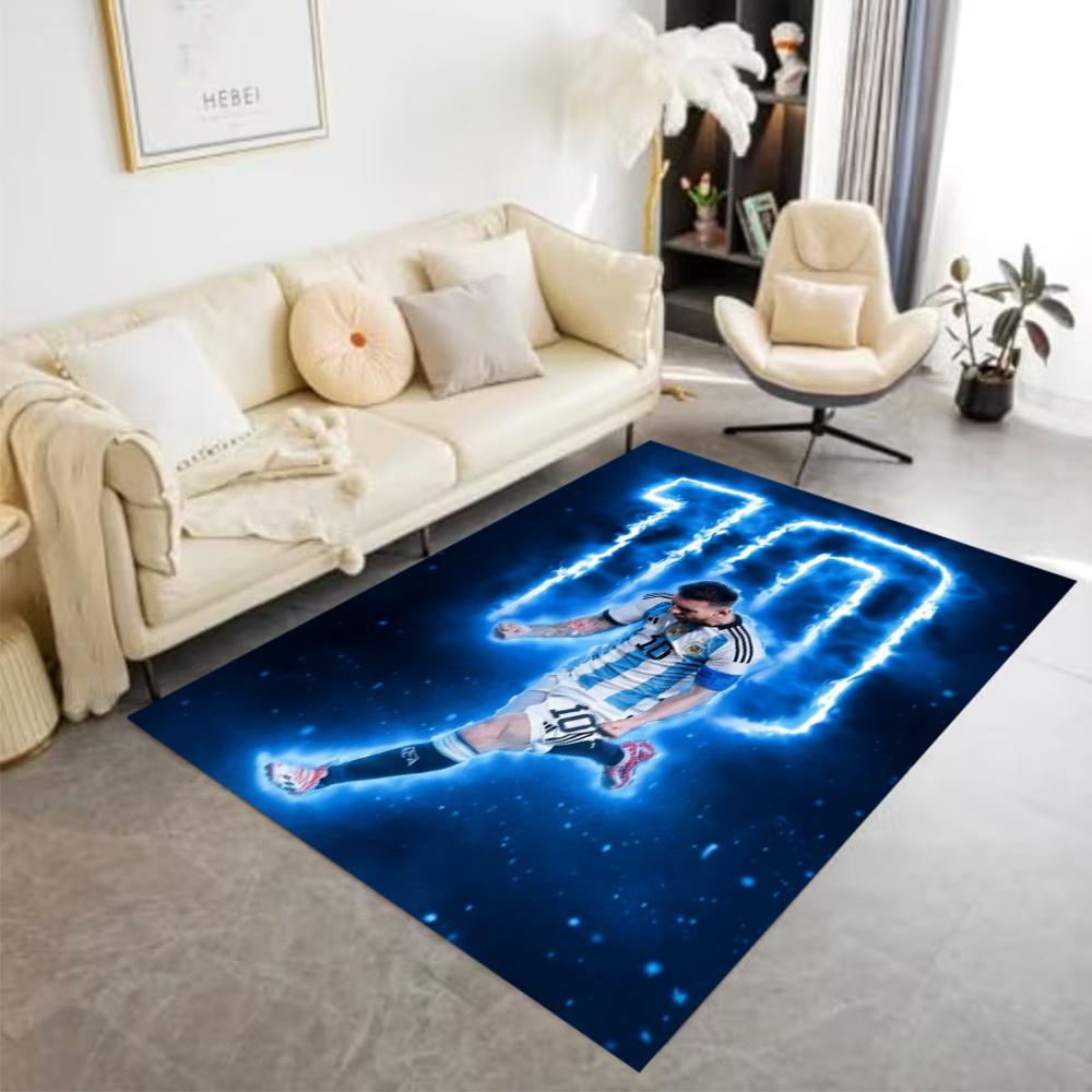 Messi World Cup Trophy Carpet Suitable For Dining Room Study Room Outdoor Entryway Antislip Carpet Office Home Decor Birthdaychristmas Gift