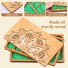 Houten Kralen Opberg Organizer Kralen Sorteerbakje Sieraden Maken Gereedschap Bakjes Kralen Organizer Dozen voor Kralenwerk Accessoires