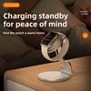 Stylish Metal Bracket Watch Charger Stand Magnetic Design Compact Size Watch Stand Charging Holder Home Use