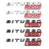3D ABS Car Styling Logo BITURBO 700 Badge Fender Side Sticker Emblem Decals For Mercedes Benz AMG BITURBO 700 Auto Accessories