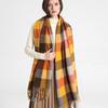 Luxury Plaid Scarf Winter Warm Cashmere Women Long Pashmina Foulard Female Scarves Lady Tassel Shawl Wraps  Design New