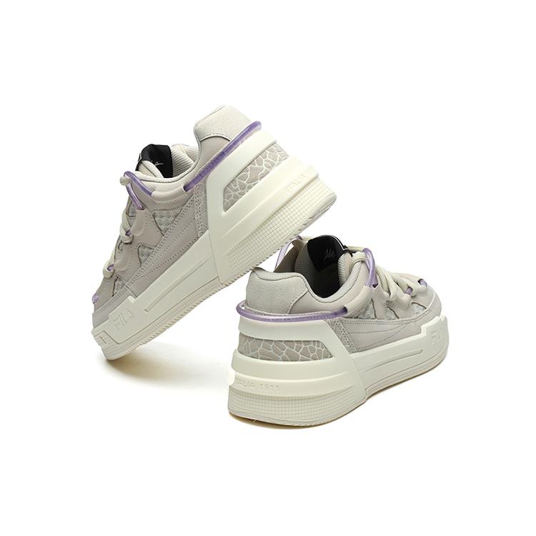 FILA Salto Comfortable Wear resistant And Lightweight Low top Vintage Basketball Shoes Women's Oat F12W141225FOM