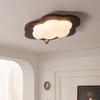 Taichuang Retro Walnut Star Eye-Care Smart Ceiling Lamp