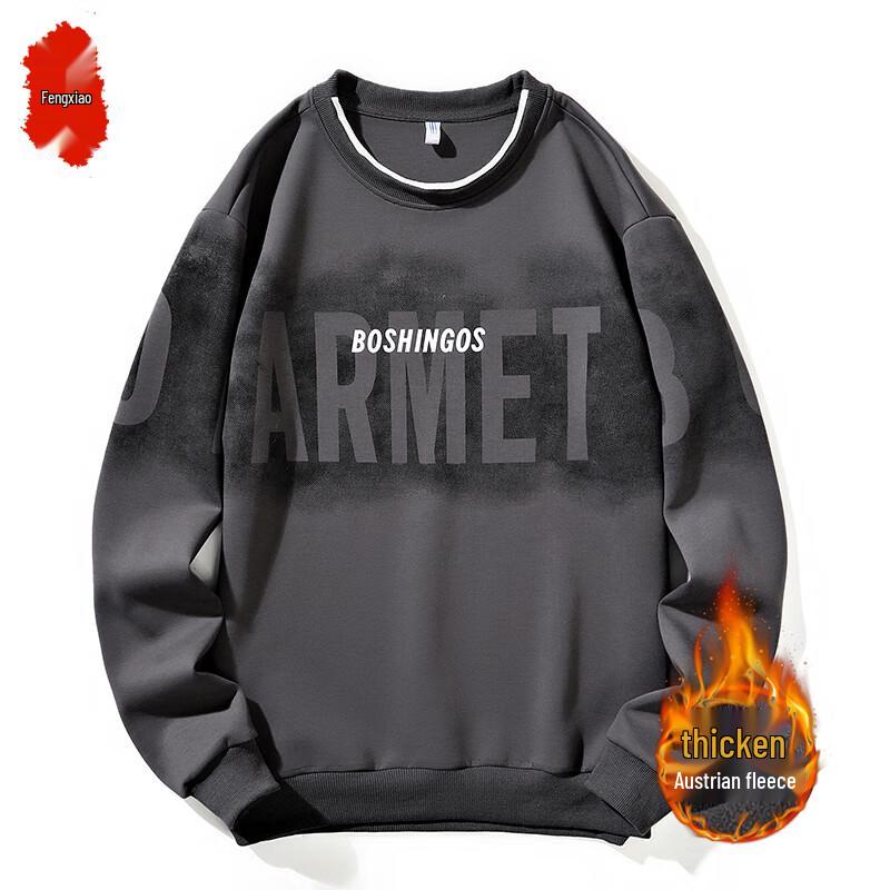 

Мужская толстовка большого размера на флисовой подкладке от Fengxiao 4XL