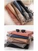 High-End Double-Sided 100% Lambswool Solid Color Scarf Shawl for Winter