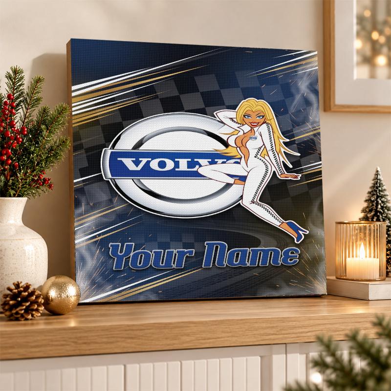 Volvo Trucks Custom Name Text 5D Diamond Painting Kit DIY Full Drill Diamond Art Decoration