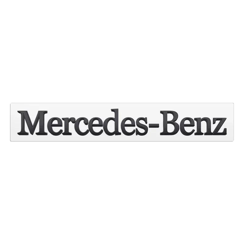 AABCX1 3D ABS Chrome Emblem Letters logo Car Trunk Badge Sticke For Mercedes Benz AMG W204 W205 W212 W213 X253 W163 W166 W167 W246 W222