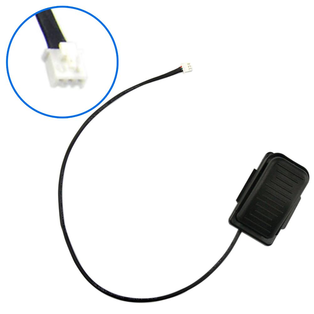 Electric Foot Switch Black white Socket Car JR1804AD-12V-C Principle Electric Foot Switch For Children Plastic