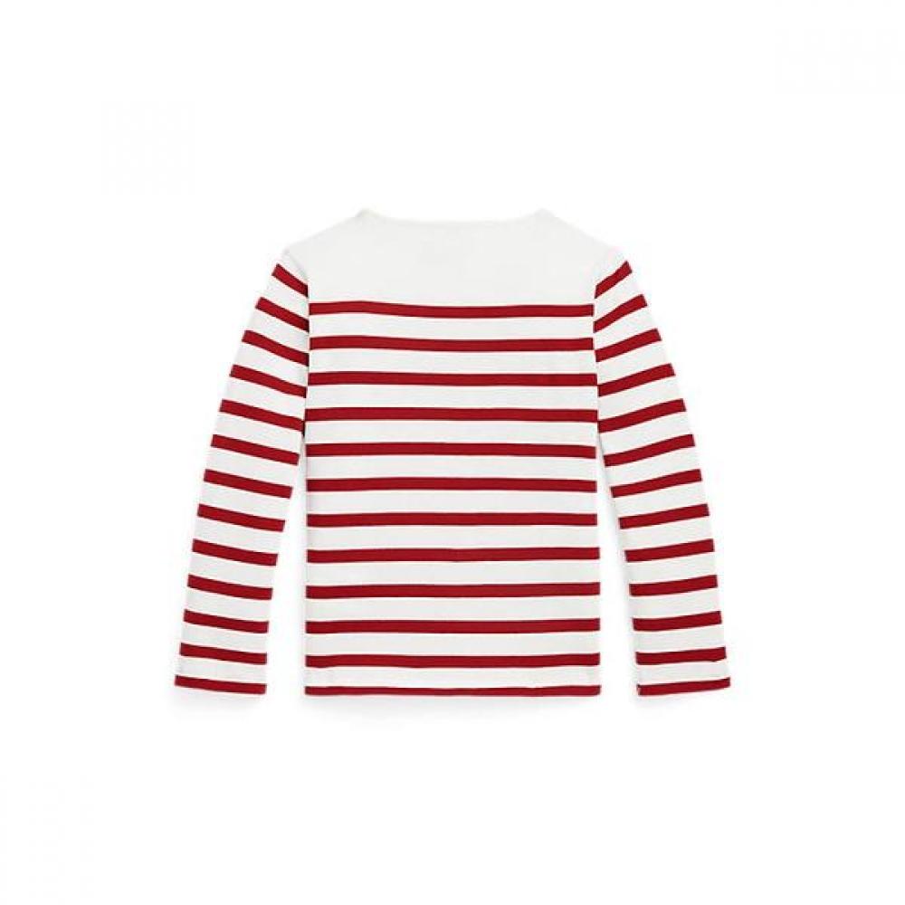Polo Kids Girl Stripe Cotton Jersey Top 2 6y  Cwpoknir8020249600 