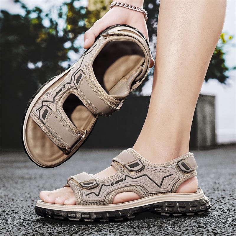 Fashion CYYTL Mens Sandals Casual Summer Shoes Beach Sneakers Outdoor Walking Comfort Luxury Designer Leather Fashion Sport Breathable