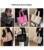 Trendy Autumn/Winter Plush Shoulder Bag – Cute, Fashionable, Large Capacity Handbag