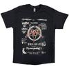 Slayer T-Shirt Haunting the Chapel Live 1984 Flyer neu Offiziell Herren Schwarz