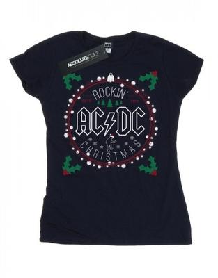 Womens/Ladies Christmas Circle Cotton T-Shirt