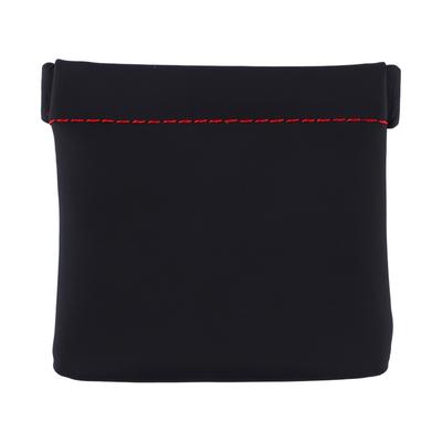Schwarze PU-Leder Ersatz-Tragetasche Hülle Tasche für Kopfhörer Neu