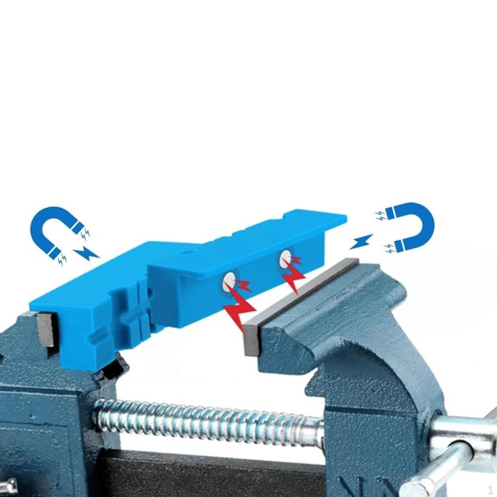 

2 шт. Многоцелевые накладки на губки тисков для изготовления ювелирных изделий для любых металлических верстачных тисков, домашних, портативных