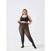 Plus Size Black Sheer Fleece Lined Tights Transparent Women's Semi-Transparent Warm Pantyhose Tights