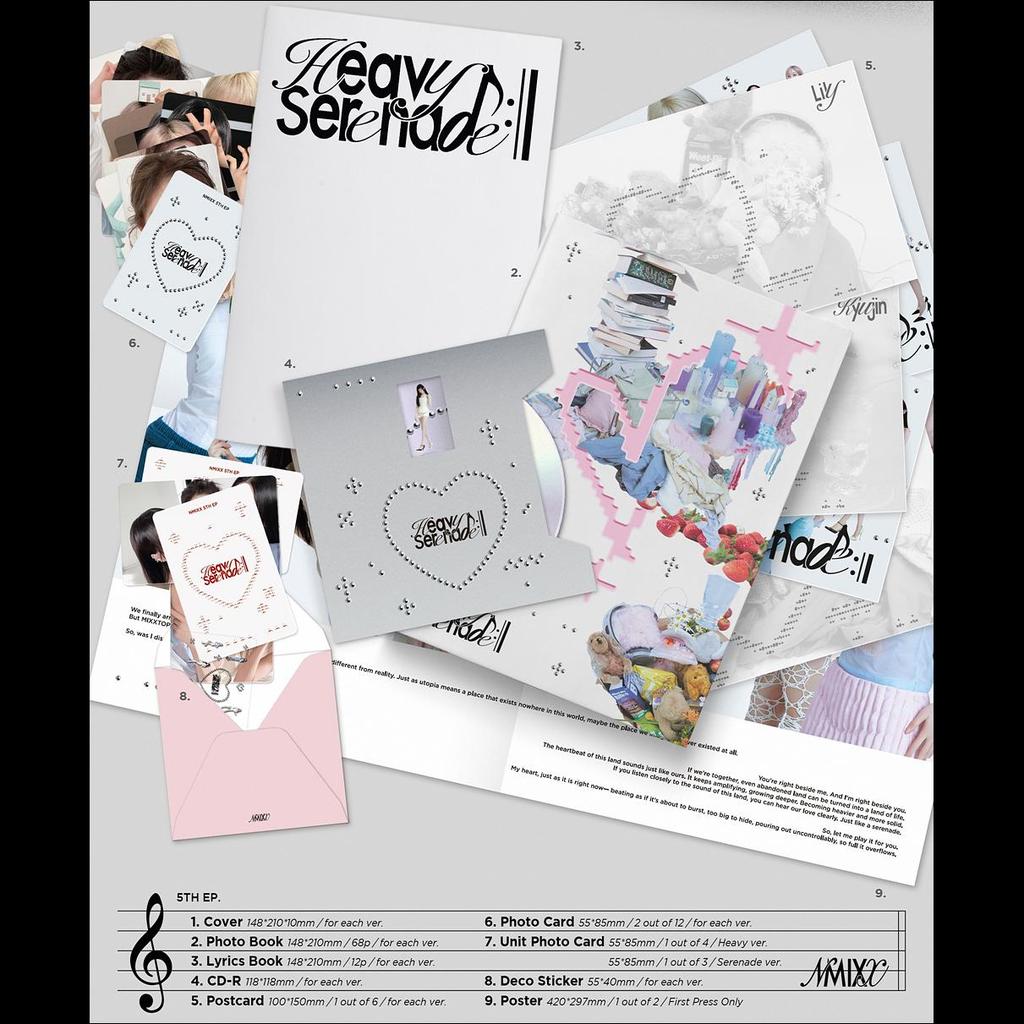 [Pre-ordine] NMIXX [Heavy Serenade] 5° EP Album + Regalo Gratuito