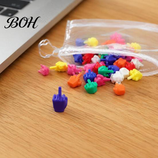 Funny Gag Gifts for Men Mini Middle Finger Figurine, Tiny Hand Desk Decor, Gift Adults, Humorous Friends Colorful Novelty Prank Toy Office Desk, Small