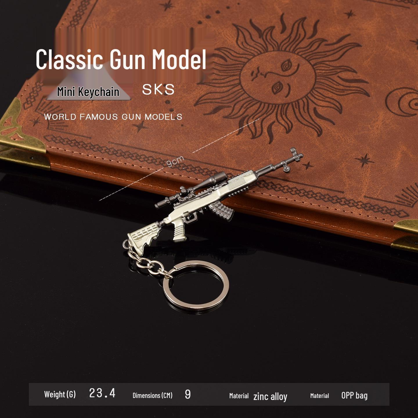 PUBG Peace Elite Mini SKS Non-Firing Gun Pendant