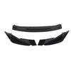 3PCS Front Bumper Lip Spoiler High Toughness V Style Front Lip Body Kit for M3 G80 M4 G82 G83 2021 To 2024 Glossy Black