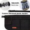 Canvas Tool Belt, 11 Pockets, Unisex Apron for Woodworking, Carpentry, Artists. Adjustable & Durable for Outdoor Work & Crafts.