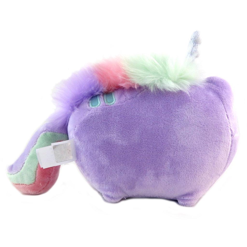 Pusheen [P9522] - Peluche sonore 'Pusheen' (unicorn) violet - 20x15x8 cm